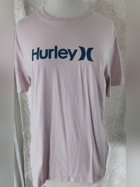 E21 Hurley Light Pink T-shirt with Navy Logo